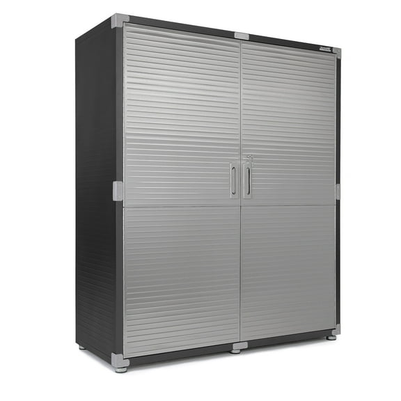 Seville Classics UltraHD® Steel Storage Lockable Organizer Locker Cabinet, 60" W x 24" D x 72" H, Graphite