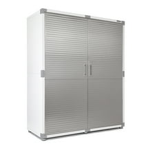 Seville Classics UltraHD® Extra-Wide Mega Storage Cabinet, 60" W x 24" D x 72" H, White
