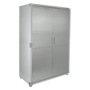 Seville Classics UltraHD Heavy Steel 3-Shelf Garage Cabinet, Granite