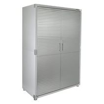 Seville Classics UltraHD Mega Steel Storage Cabinet, 48" W x 24" D x 72" H, Granite