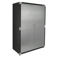 thumbnail image 1 of Seville Classics UltraHD® Heavy Steel Lockable Organizer Locker Storage Cabinet, 48" W x 24" D, Graphite, 1 of 16