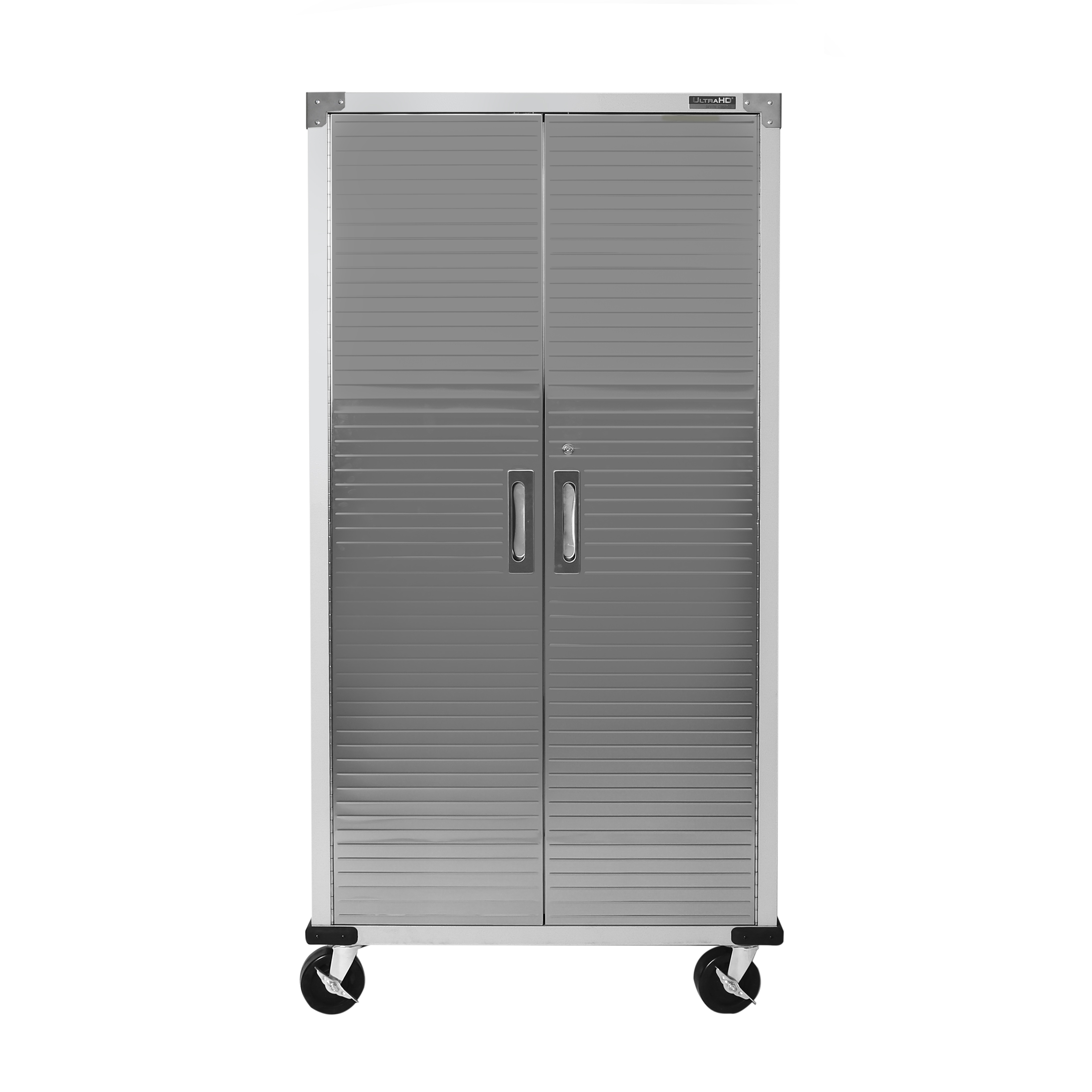 Seville Classics UltraHD Steel Body Lockable Storage Filing Cabinet Organizer Locker Shelving Unit 36" W x 18" D x 72" H, Granite Gray - image 1 of 12