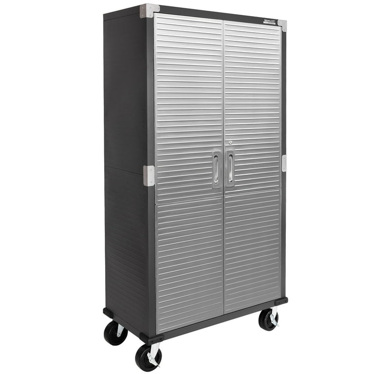 Seville Classics UltraHD Steel Storage Cabinet, Lockable, 36