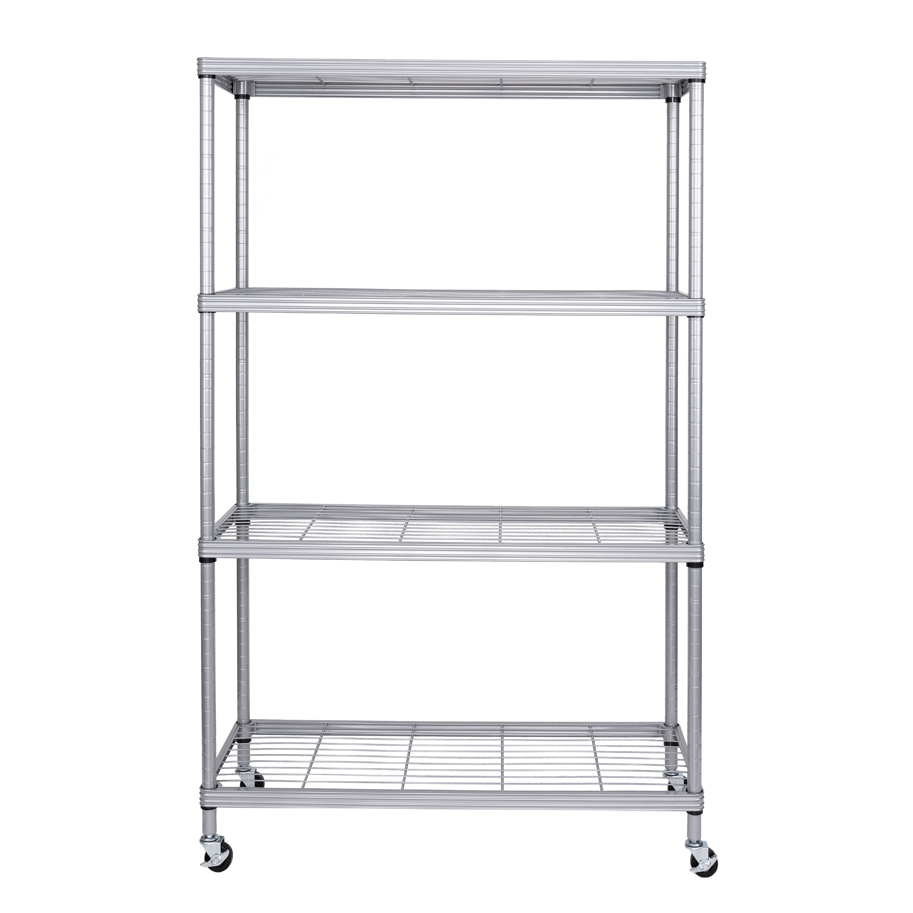 Seville Classics UltraModernTM Ridge Edged Design 4 Tier