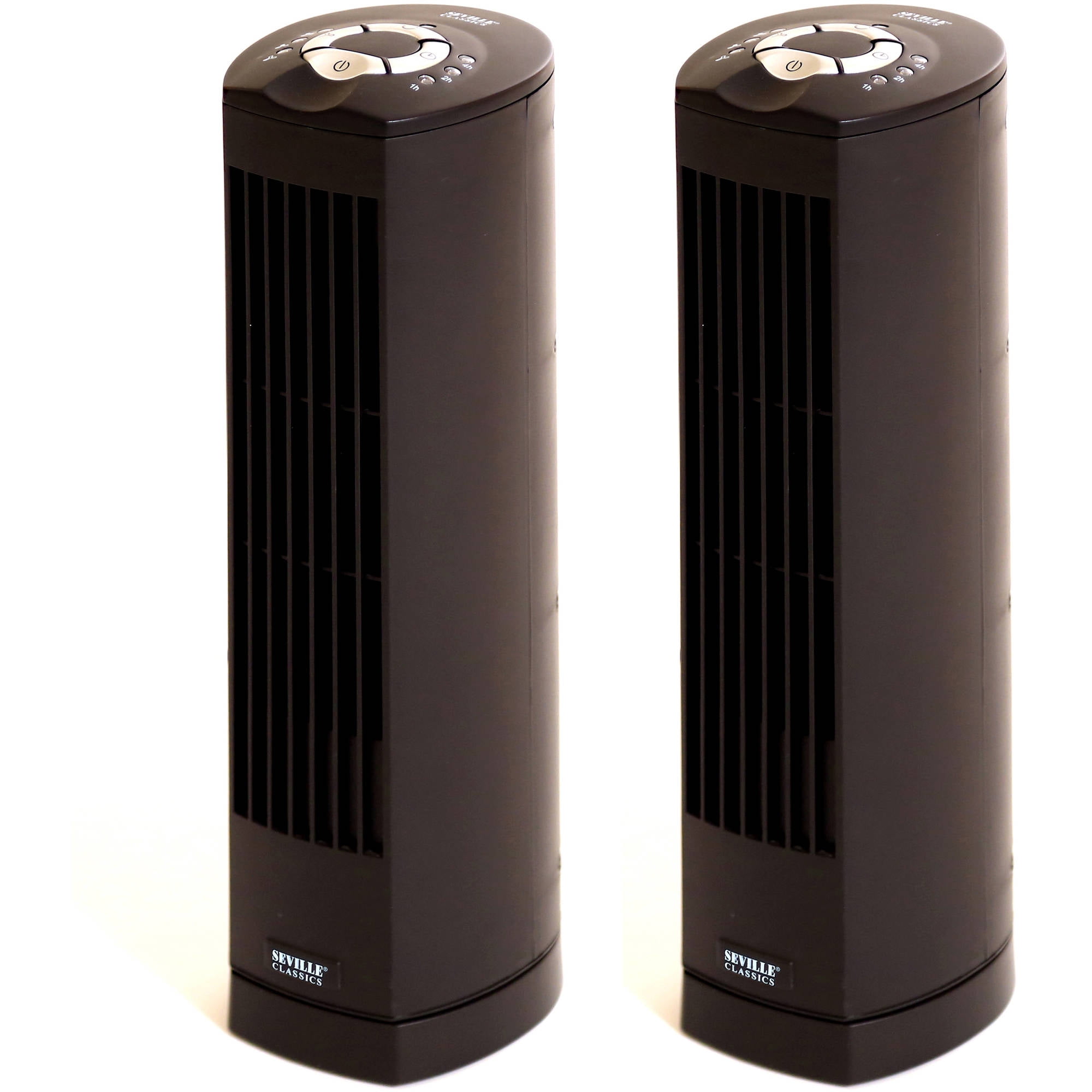 Seville Classics UltraSlimline 17" Oscillating Personal Tower Fan, 2