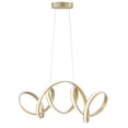 thumbnail image 1 of Seville LED Chandelier // Gold, 1 of 6