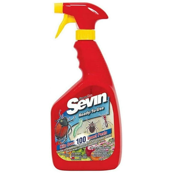 Sevin Garden Insect Killer Ready To Use - Outdoor Insecticide - 32 Ounce RTU