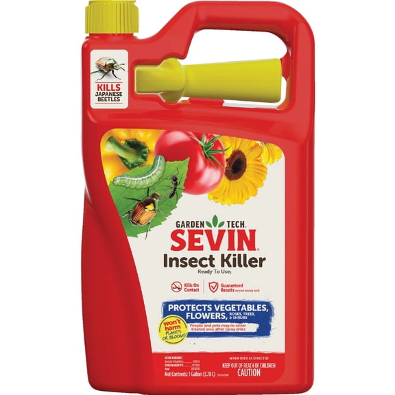 Gulfstream Sevin Bug Killer Liquid Pesticide - Multi Insect Killer - 0.25 Gal — Residential Use, Standard Application