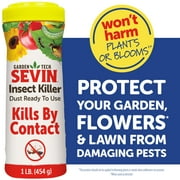 Sevin Garden Insect Killer Ready to Use Dust, 1 Pound Can