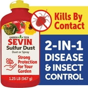 Sevin Sulfur Dust 2-in-1 Disease and Insect Killer, 1.25 lb.