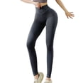 thumbnail image 1 of Sevpuikl Women Butt Lifting Leggings High Waist Seamless Gym Running Tummy Control Yoga Pants Solid Color, 1 of 5