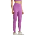 thumbnail image 1 of Sevpuikl Women's High Waist Tummy Control Leggings for Yoga Workout Gym Solid Color Soft Opaque Lightweight(Purple,M), 1 of 2
