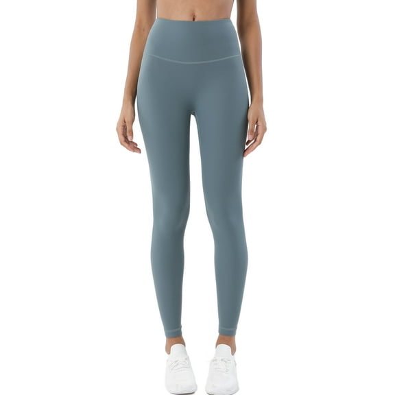 Sevpuikl Women's High Waist Yoga Leggings Pants Butt Lifting with Elastic Waistband for Yoga Workout Exercise(Blue,XL)