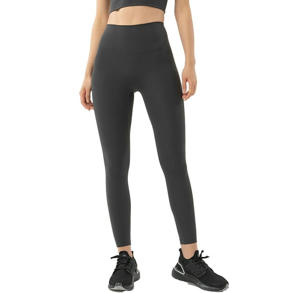 Sevpuikl Women's High-Waisted Butt-Lifting Leggings with Tummy Control, Opaque, Elastic, Soft and Stretchy for Yoga and Running(Grey,M)
