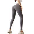 thumbnail image 1 of Sevpuikl Women's High Waisted Yoga Pants Solid Color Scrunch Butt Lifting Tummy Control Gym Leggings Exercise Running, 1 of 6