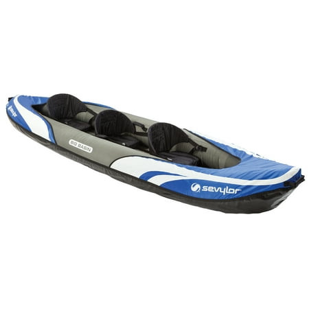 Sevylor Big Basin 3-Person Inflatable Kayak with Carry Bag