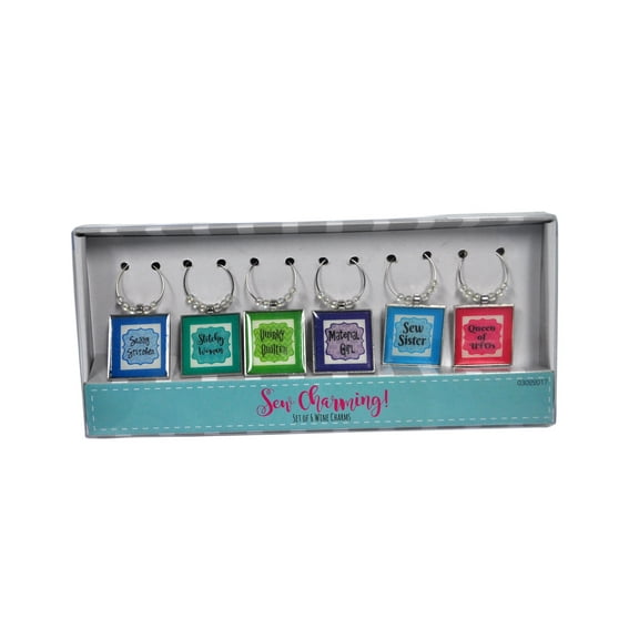 Sew Charming Wine Charms Set