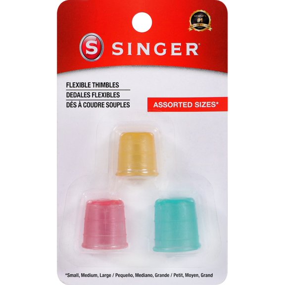 Sew Cute Fle X Ible Thimbles - 3/Pkg