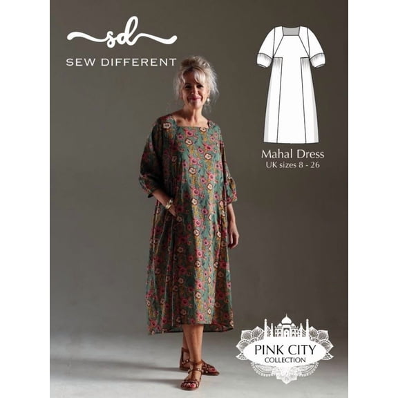 Sew Different Paper Sewing Pattern Mahal Dress - Dresses for Women