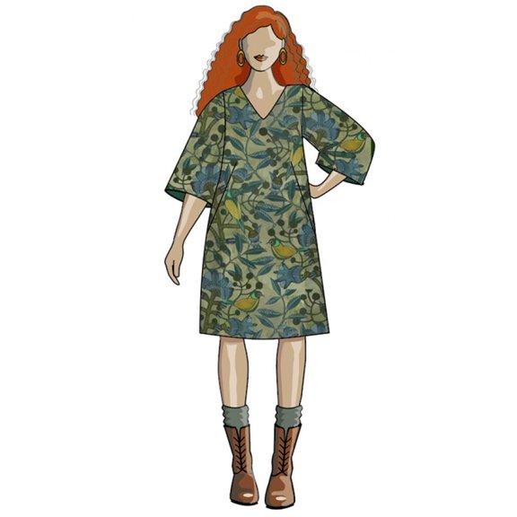 Sew Different Sewing Pattern Paradise Dress - Dresses for Women - UK Sizes: 8 - 28 - Intermediate