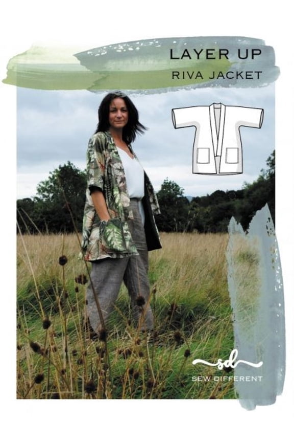 Sewing Pattern Riva Jacket Women UK Sizes: 8 - 26 Jackets