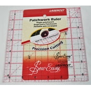 Sew Easy 6.5 Inch x 6.5 Inch Square Patchwork Quilt Ruler NL4177