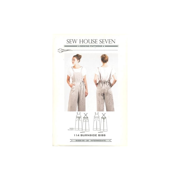 Sew House Seven Burnside Bibs Ptrn