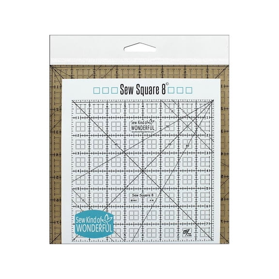 Sew Kind Of Wonderful Ruler Sew Square 8