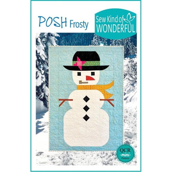 Sew Kind of Wonderful Posh Frosty Quilt Pattern SKW-463, Opt SKW Rulers