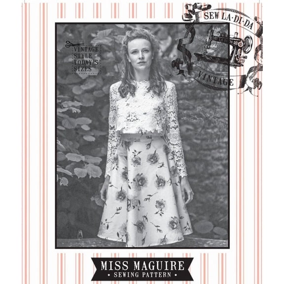 Sew La Di Da Vintage Paper Sewing Pattern Miss Maguire Jacket, Top & Skirt - Jackets and Skirts and Suits and Tops and Vintage Style for Women