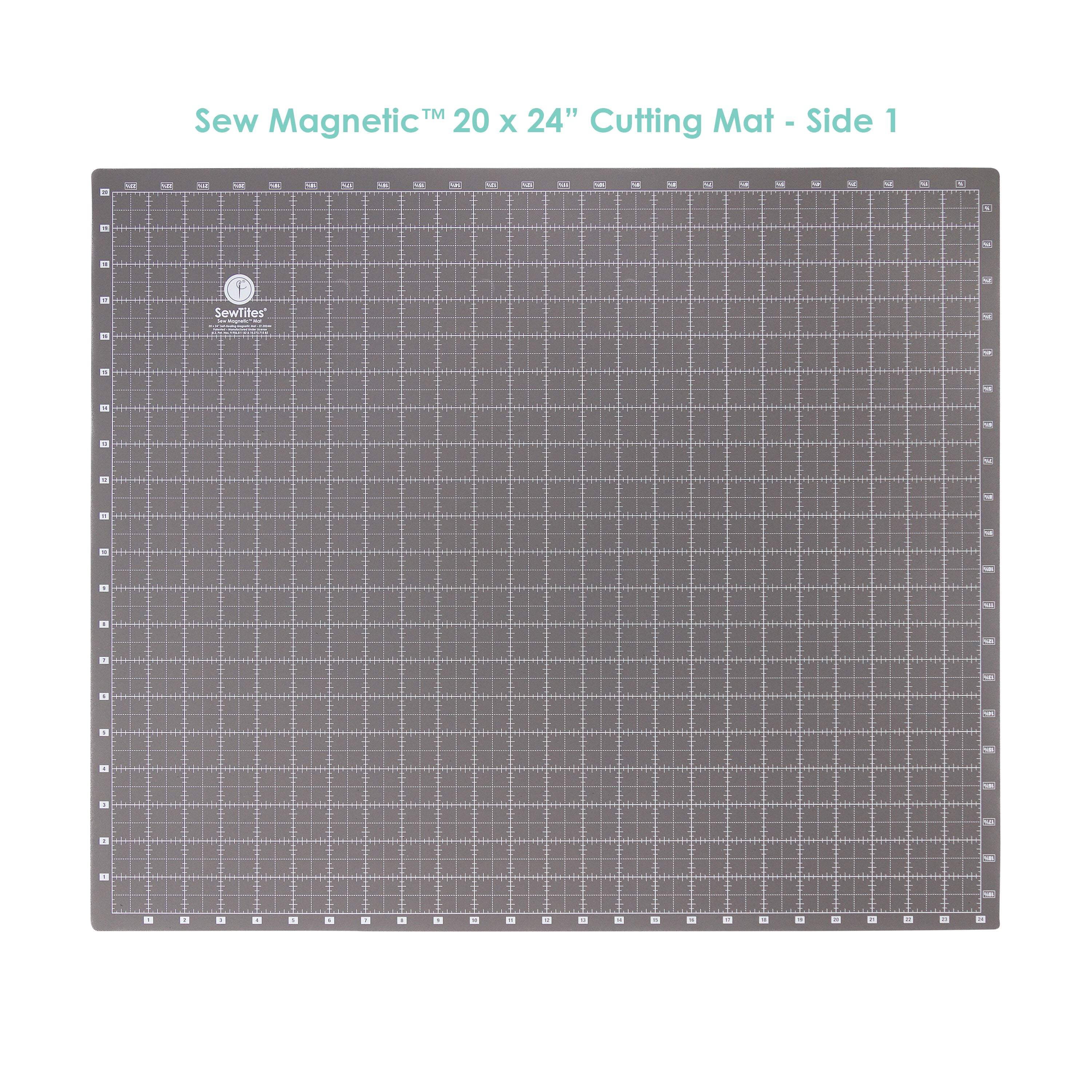 Sew Magnetic 20" x 24" Self-Healing Cutting Mat by SewTites (Right-Handed)