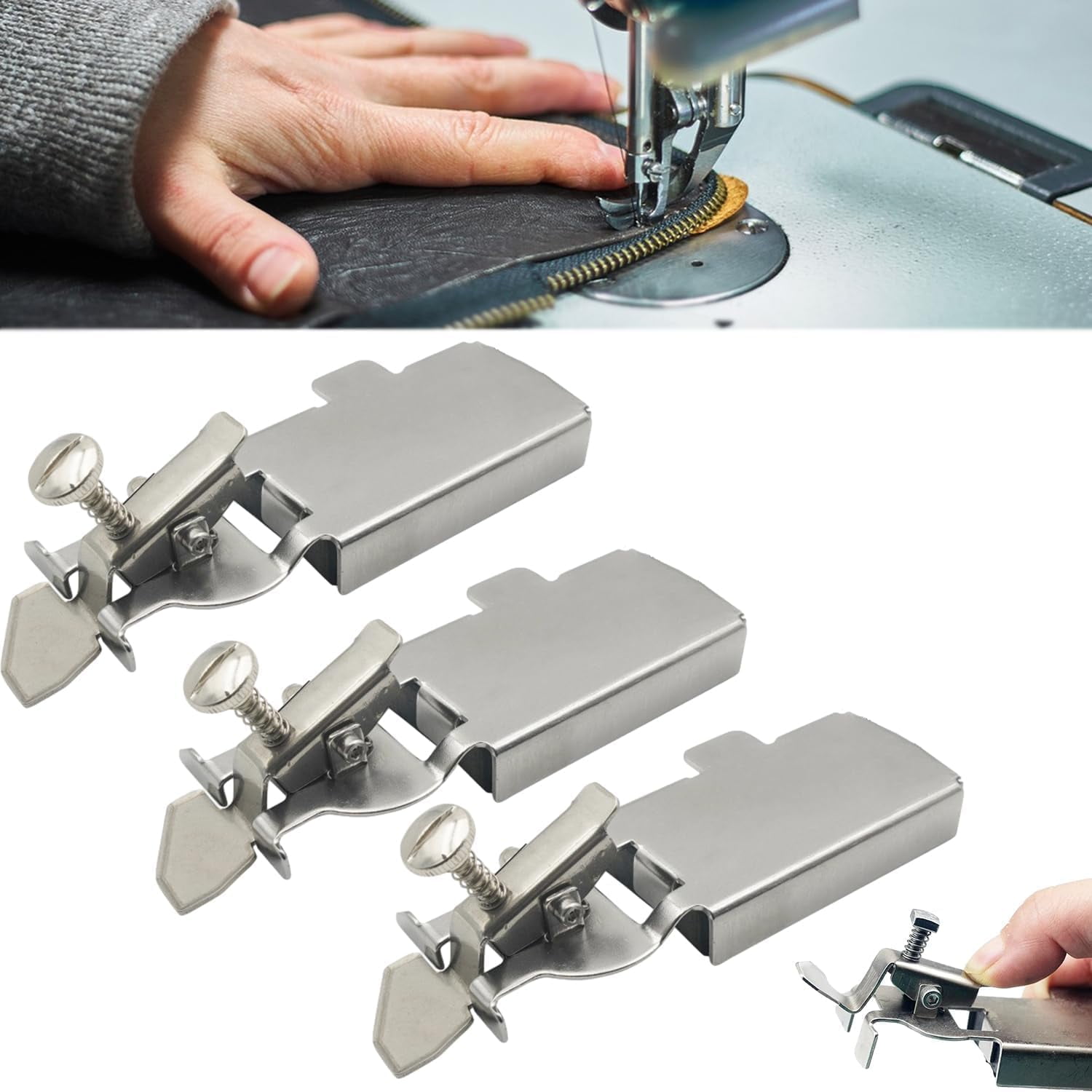 Magnetic Seam Guide for Sewing Machine, Magnetic Sewing Guide with Clip,  Hemmer Seam Guide for Walking Foot Sewing Machine - AliExpress