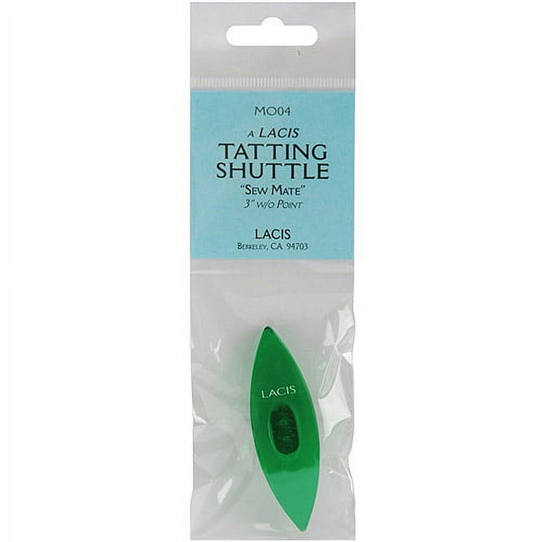 Lacis Sew Mate Tatting Shuttle Pointed Tip Teal