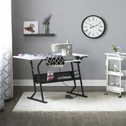 Sew Ready 13367 Eclipse Wood Top Sewing and Craft Table in Black / White price history and forecast - Sew Ready 13367