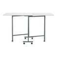 thumbnail image 1 of Sew Ready Mobile Folding Craft Hobby & Cutting Table in Silver / White, 1 of 12