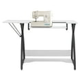 thumbnail image 1 of Sew Ready Comet Sewing Table Folding Top Adjustable Platfomr Black/White, 1 of 14