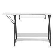 Sew Ready Comet Sewing Table Folding Top Adjustable Platfomr Black/White