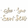 thumbnail image 1 of Sew Sign Unfinished Wood Cutout Home Decor DIY Option 1- 30" Wide / 1/2", 1 of 3