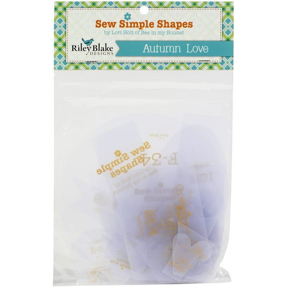 Sew Simple Shapes - Quilt Template Set by Lori Holt (Autumn Love)