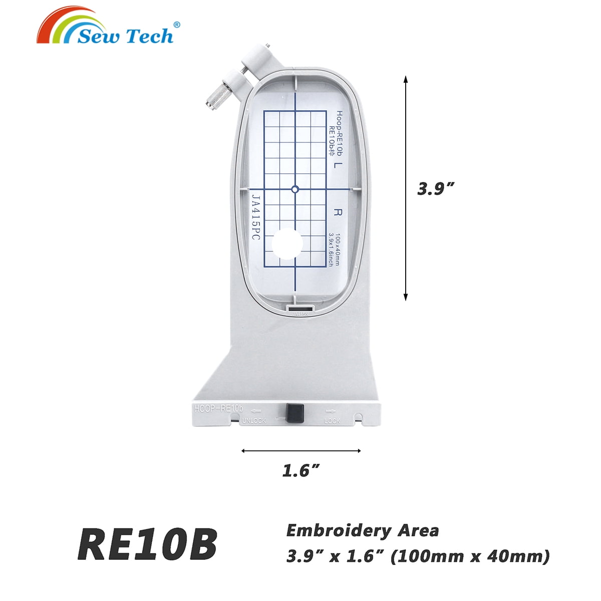 MagnaHoop RE20B Cerceau Magnétique Pour Machine à Broder Janome MC 500E 400E 550E Memory Craft Elna Expressive 830 830L, Cadre De Machine à Broder