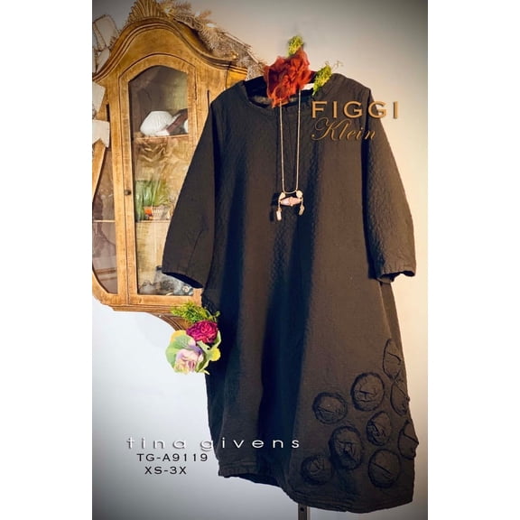 Sew Tina Givens Sewing Pattern Figgi Klein Dress Women XS-3XL Dresses
