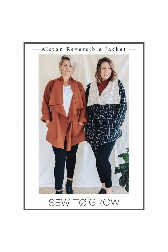 Sewing Pattern Alston Reversible Jacket Women XS-4XL Jackets