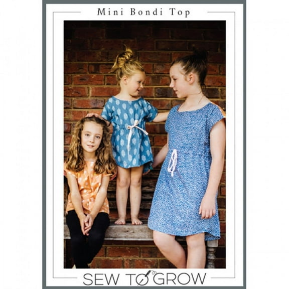 Sew To Grow Sewing Pattern Mini Bondi Top & Dress Women 12 Months - Size 10