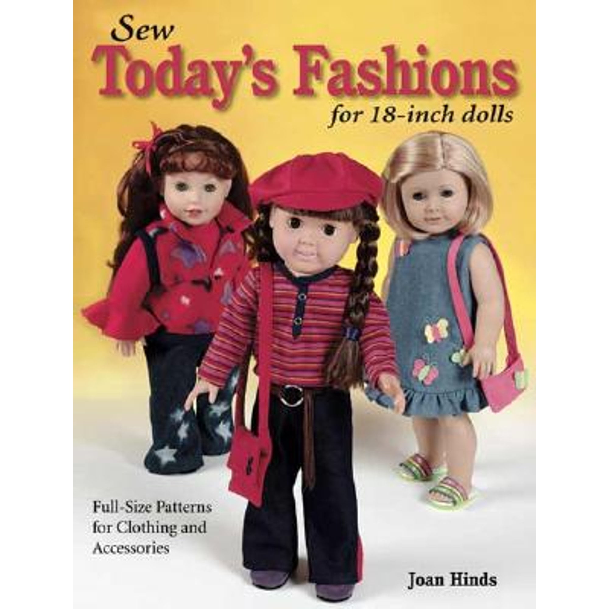 PreOwned Sew Today's Fashions for 18Inch Dolls FullSize Patterns