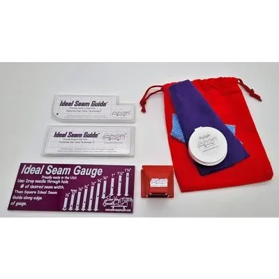 Sew Very Smooth Lets Get Started Beginner Sewing Notions Kit - Scissor Holster - Seam Gauge and Guides - Polish Kit