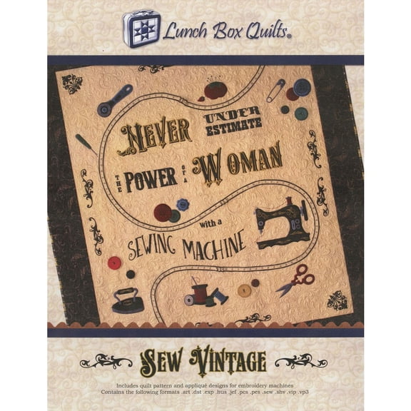 Sew Vintage Machine Embroidery with Patterns - 29 Designs