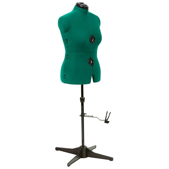 Sew You Adjustable Dress Form, Medium Opal Green