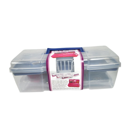 Sew and Go Sewing Kit With Removable Caddy Blue
