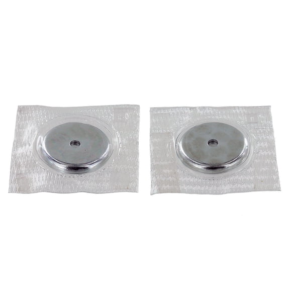 Sew-in Round Magnetic Snap, Plastic Cover