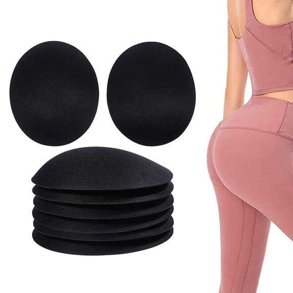 Sew on Sponge Shoulder Pads for Sants Dress Garment Accessories Black 163x134x28mm